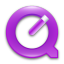 Quicktime 7 Violet Icon 64x64 png